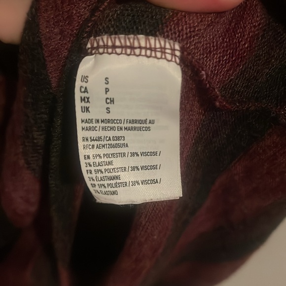 American Eagle Outfitters 3/4 Sleeve Striped Top Size Small - Picture 3 of 4